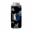 Logo Brands Dallas Mavericks Black Camo 12oz Slim Can Coolie 706-S12C-X15B